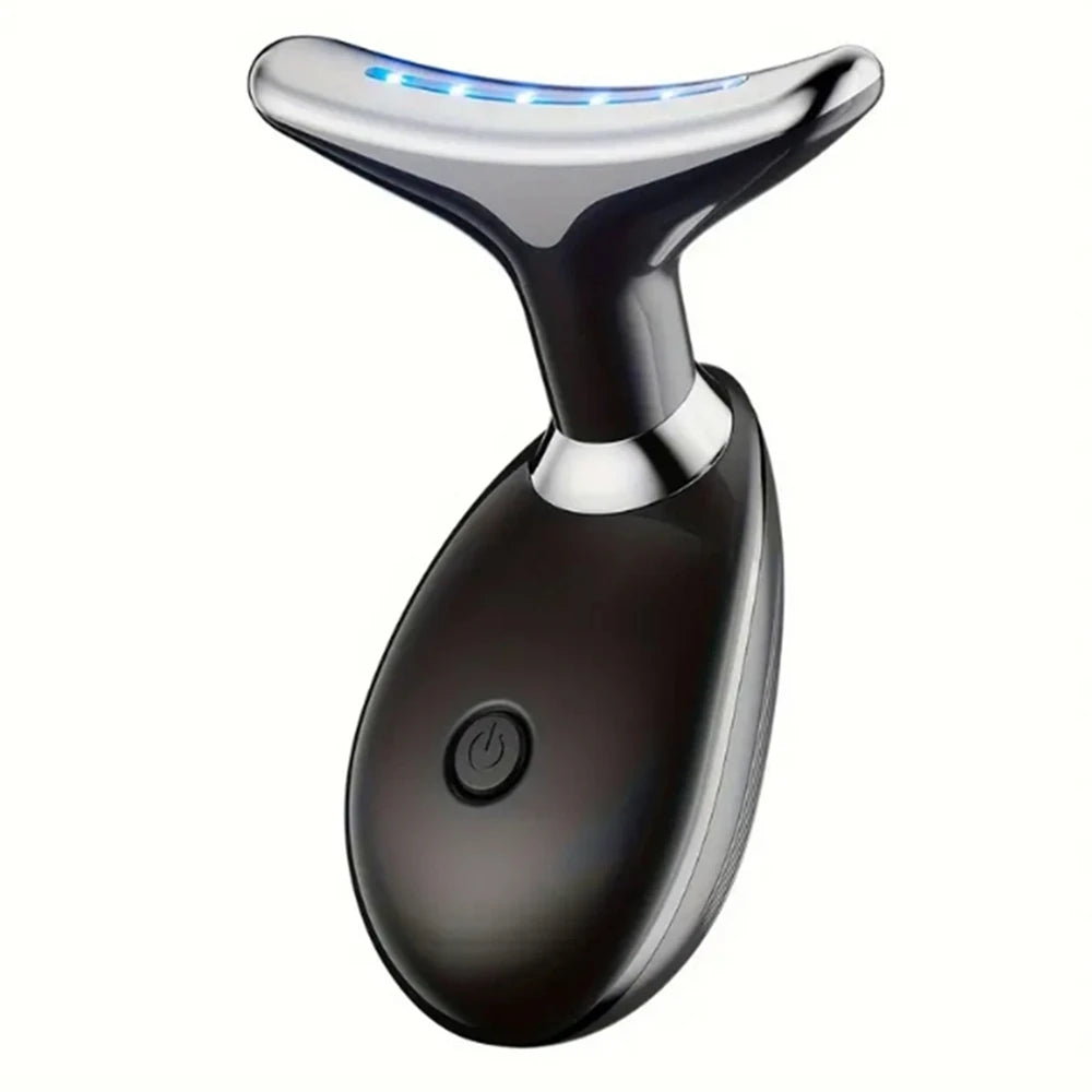 LED Tricolor Facial & Neck Massager - Firm & Tighten Skin