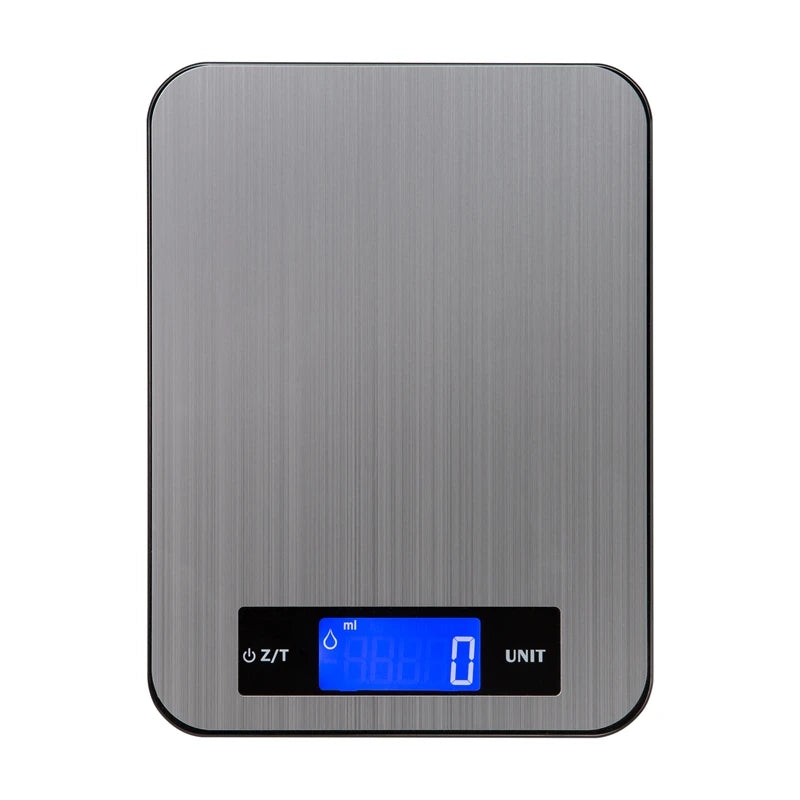 Waterproof Digital Kitchen Scale: 5kg/10kg/20kg Stainless Steel Balance