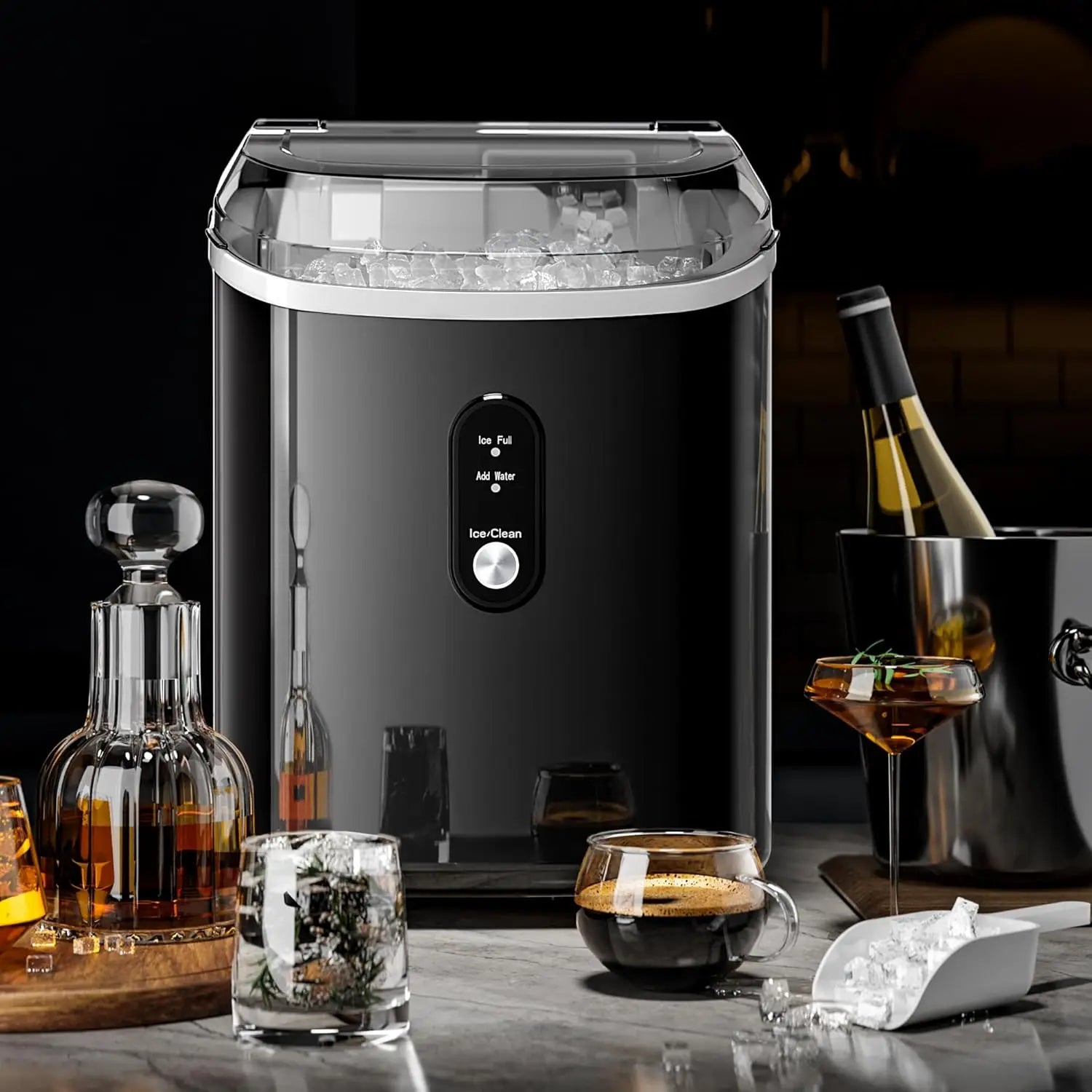 Nugget Countertop Ice Maker - 35lbs/Day, Portable & Easy Use