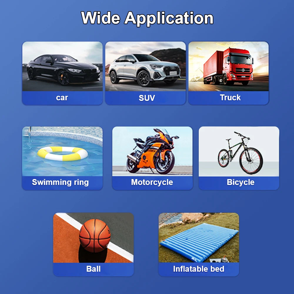 Car Tire Inflator: Fast Cordless Air Compressor