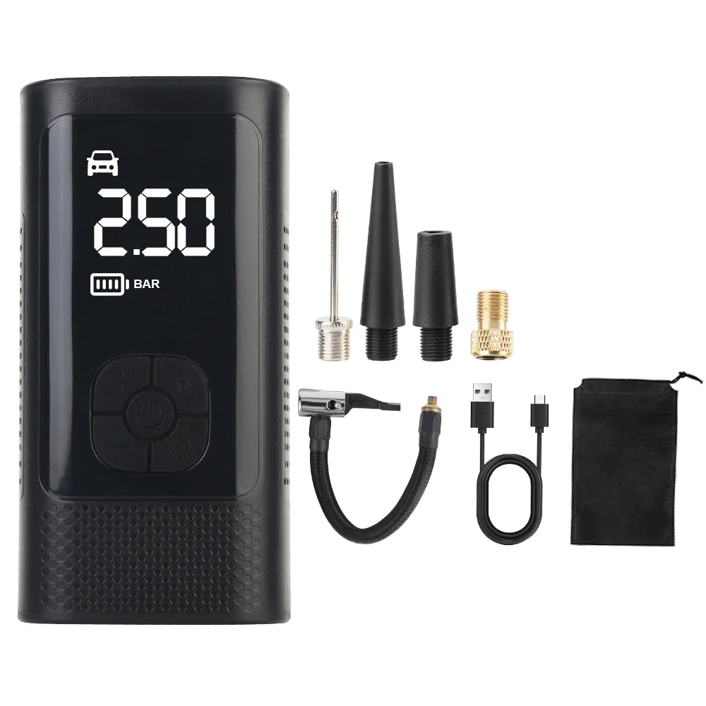 Car Tire Inflator: Fast Cordless Air Compressor