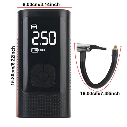 Car Tire Inflator: Fast Cordless Air Compressor