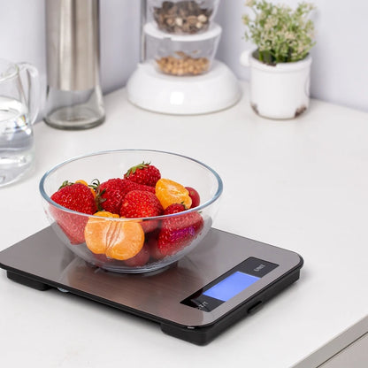 Waterproof Digital Kitchen Scale: 5kg/10kg/20kg Stainless Steel Balance